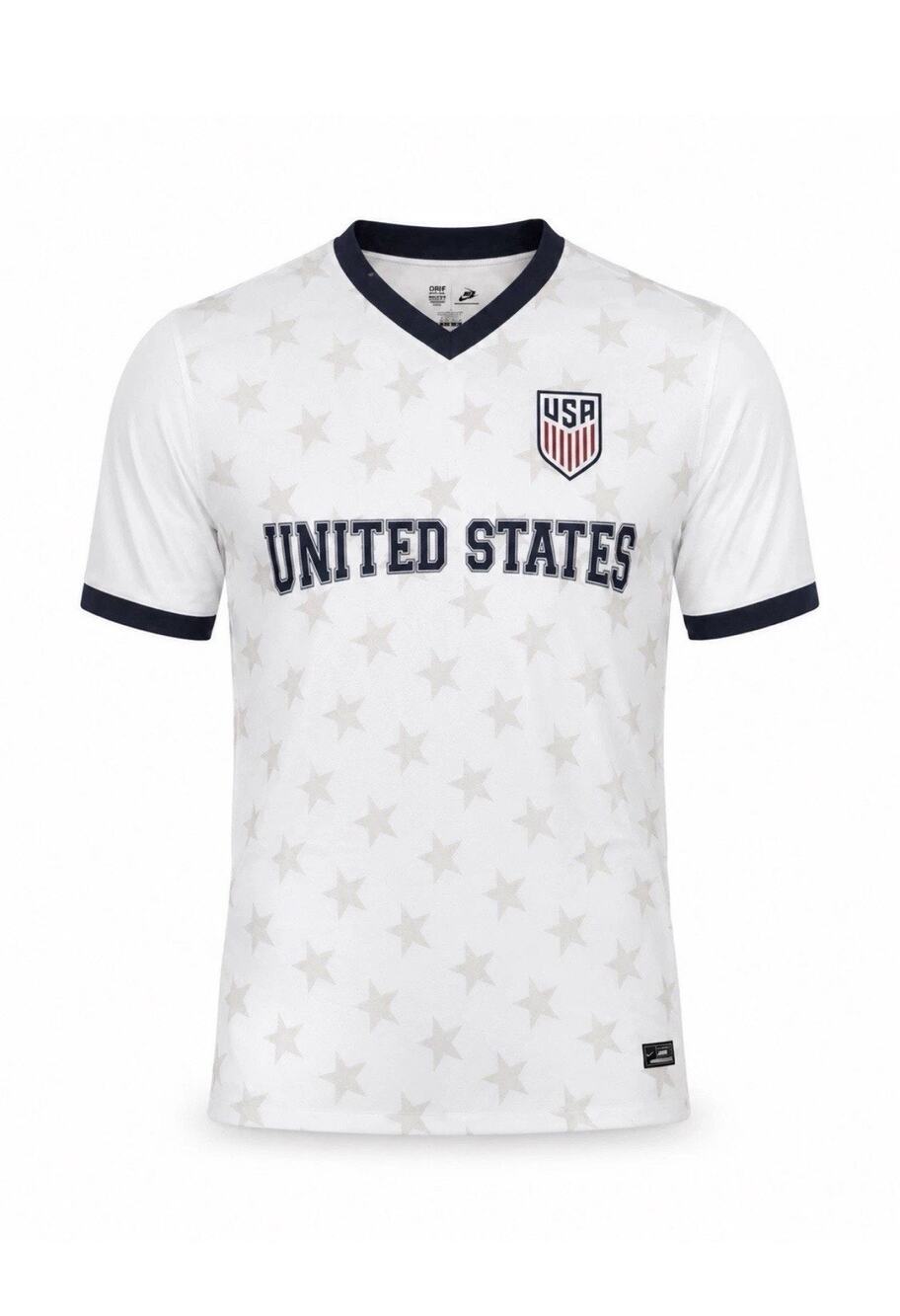 New with Tags Icon Sports US Soccer USMNT Shirt White Mens Sz:L